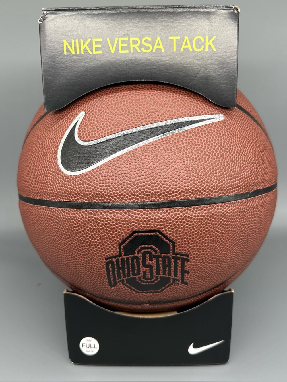 Nike Versa Tack Ohio State Buckeyes Basketball Ball 29.5” Full Size Brown NEW!